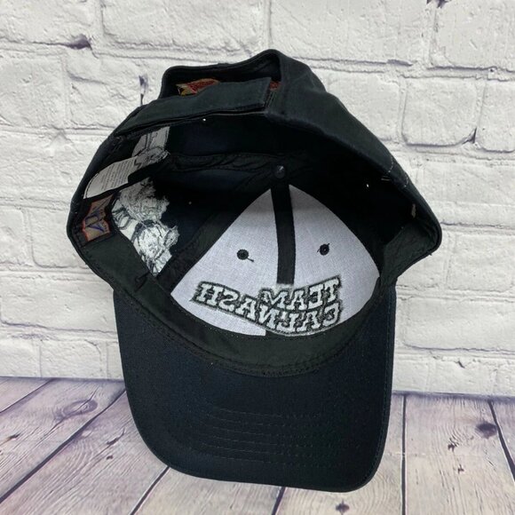 Hat Cap Strap Back Black Team CALNASH Ponoka Stampede 2012 Cap Embroidered Horse - Picture 7 of 8